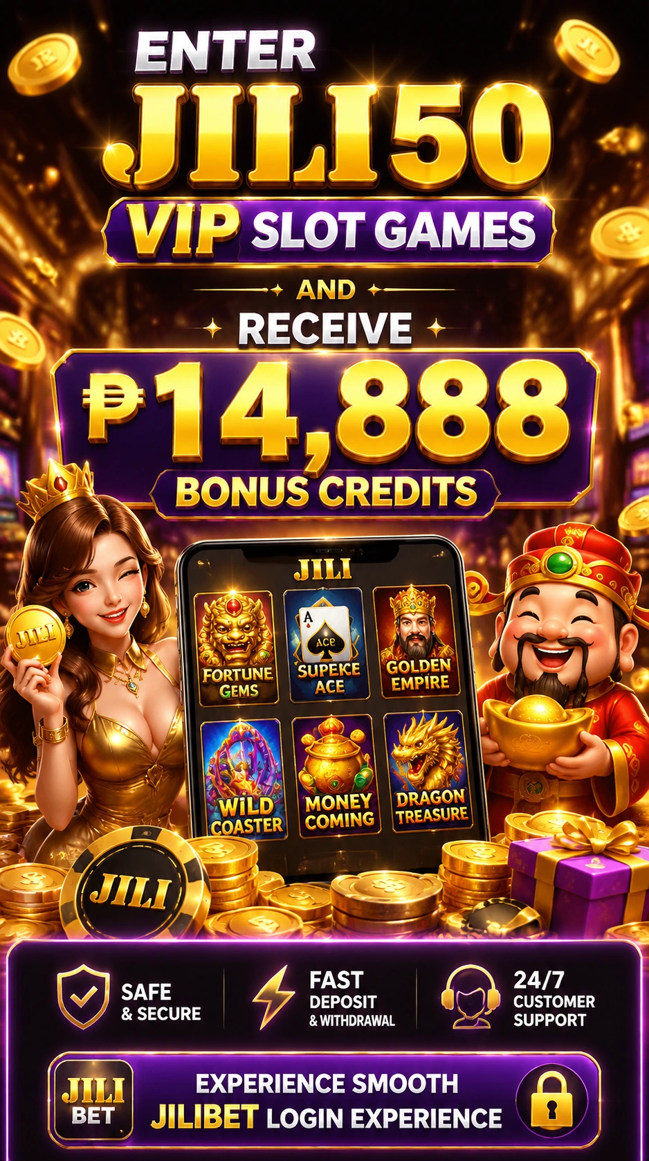 Online slot game display for Philippines players